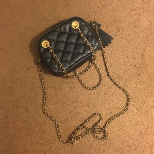 Mini Bag w/ Gold Accents